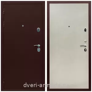 Входные двери классика, Дверь входная утепленная Армада Люкс Антик медь / МДФ 6 мм ПЭ Венге светлый